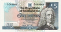 Royal Bank Of Scotland Plc 1 And 5 Pounds 5 Pounds, 22. 6.1988